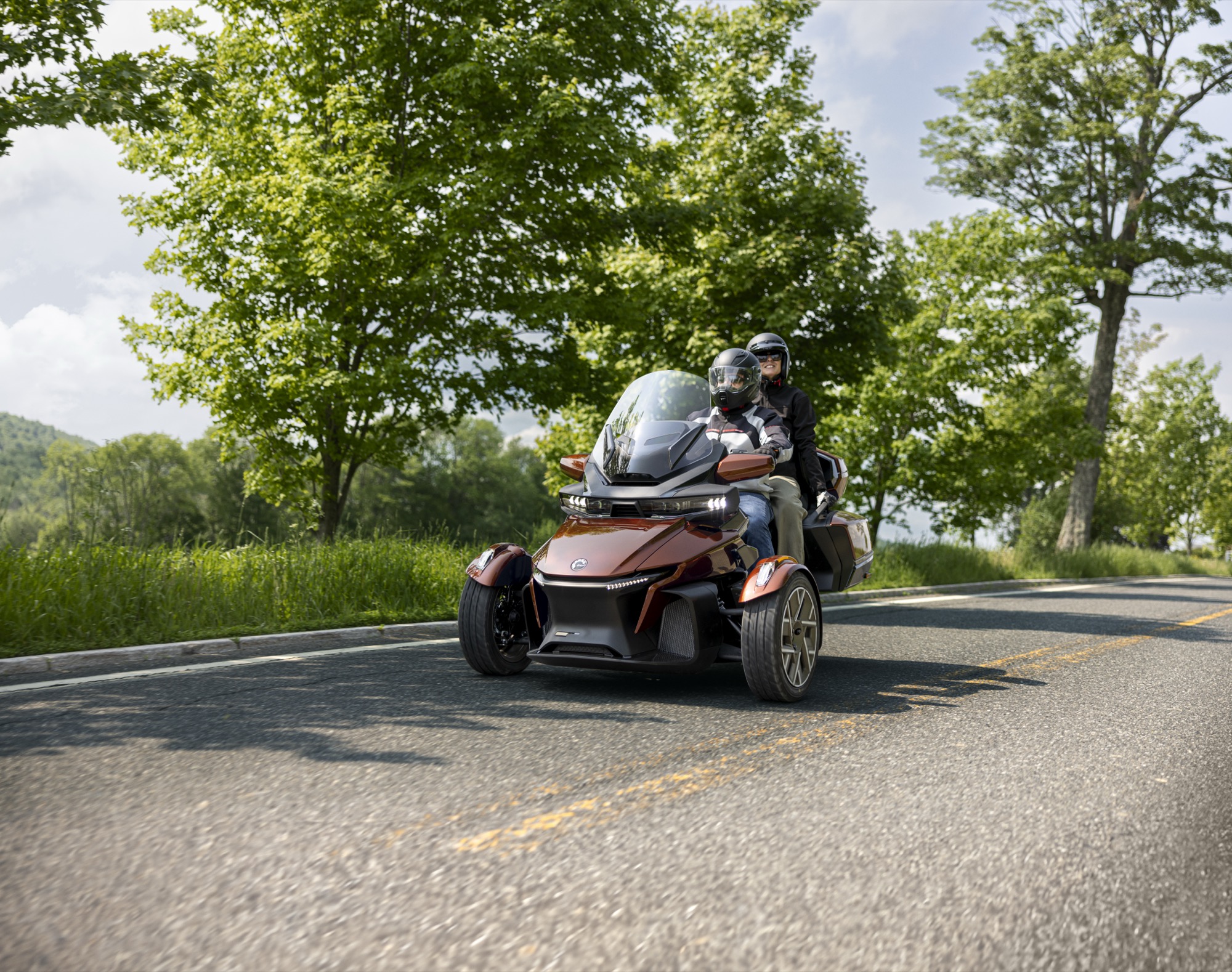 Can-Am Spyder F3 Limited action shot