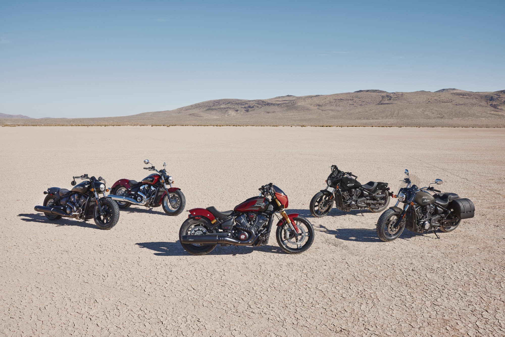The Indian Scout family lineup